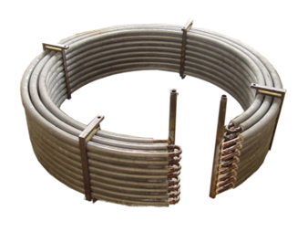 coiled pipe heat exchanger